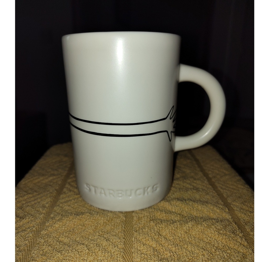 Starbucks Hug Mug 16oz White Ceramic Coffee Cup Green Siren Logo 2026 Collection